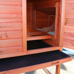 Rugged Ranch™ Raised Wood Chicken Coop (Up to 6 chickens)